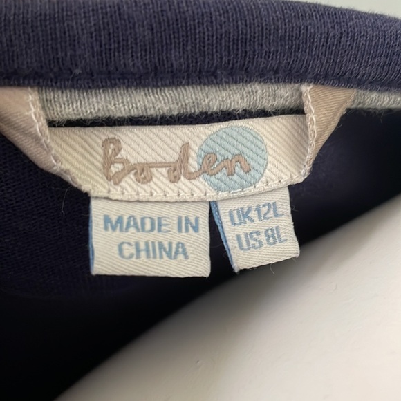 Boden Slub Tee Colorblock Dress - Picture 6 of 7